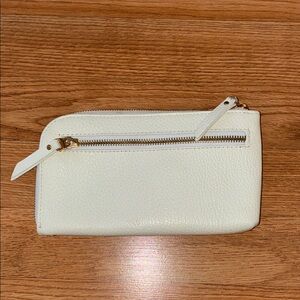 Elegant White Leather Women's Wallet